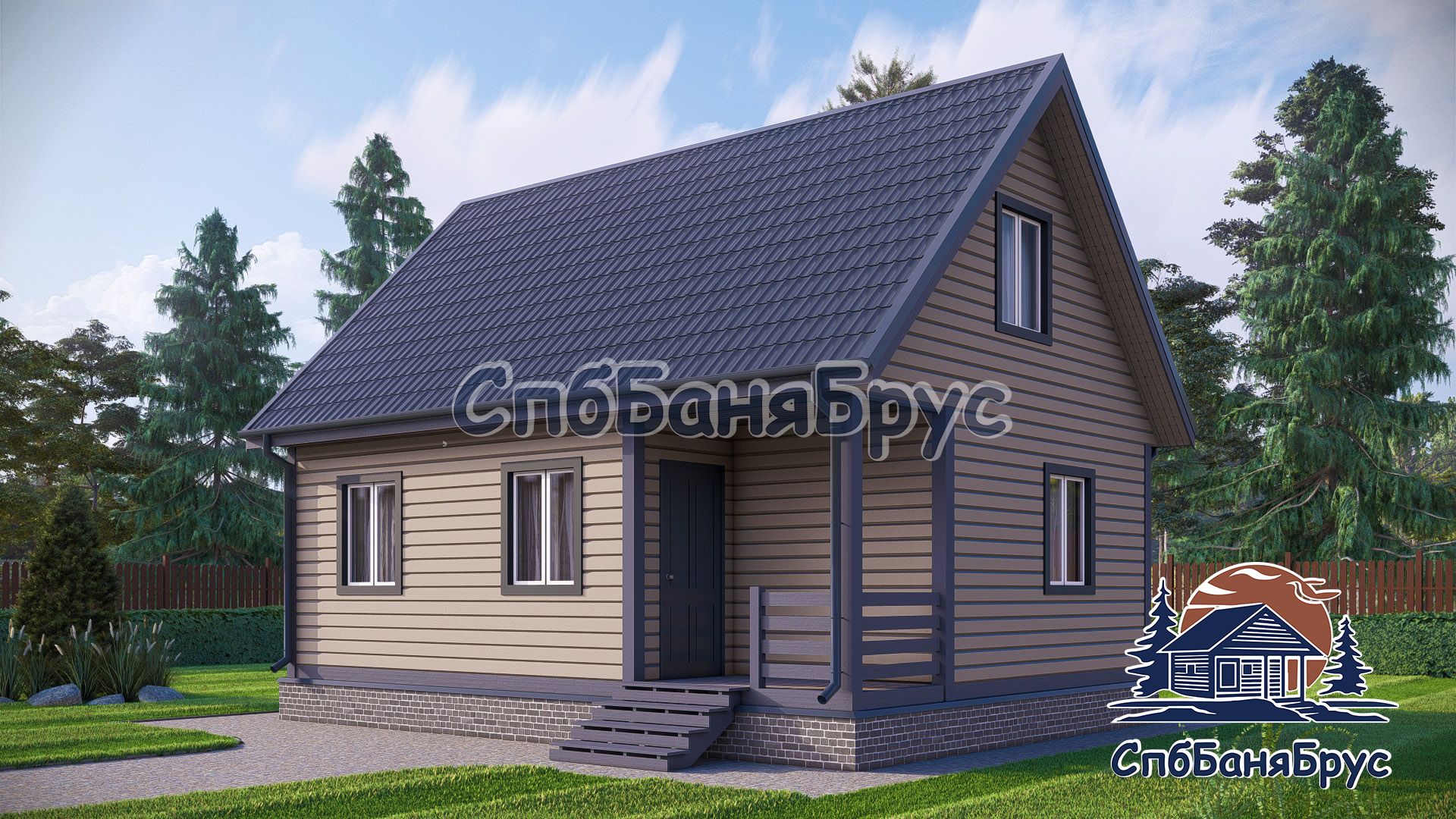 Дом из бруса БД-03