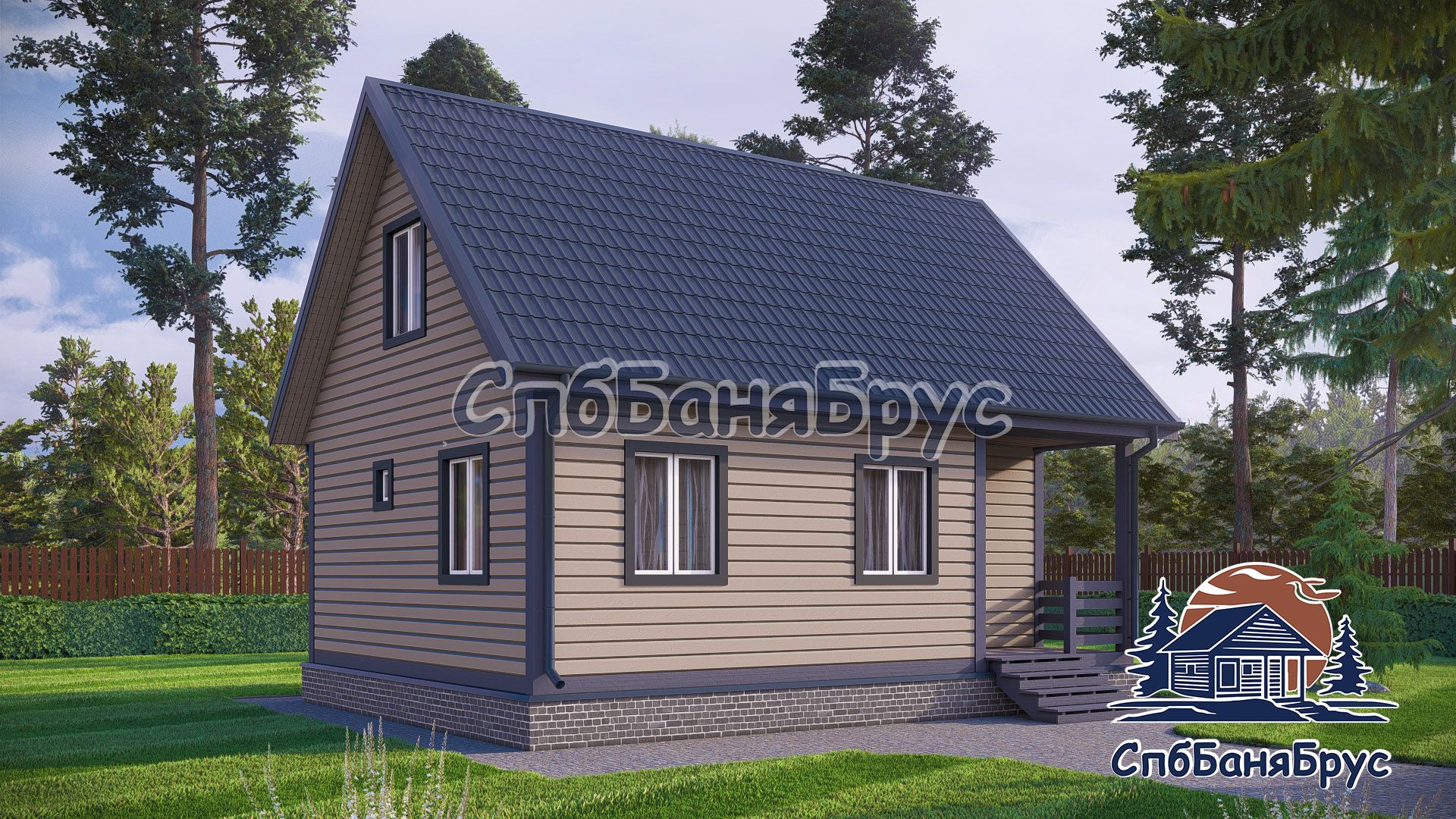 Дом из бруса БД-03