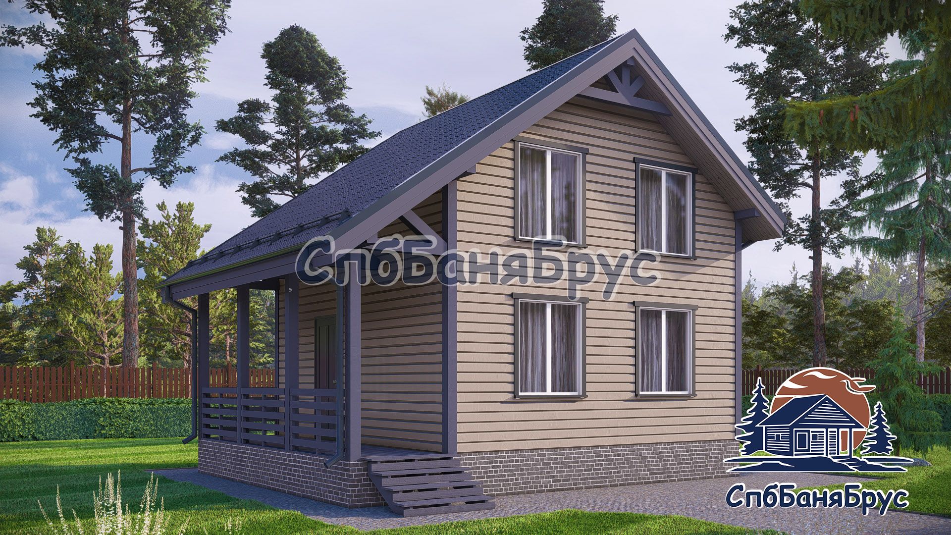 Дом из бруса БД-05