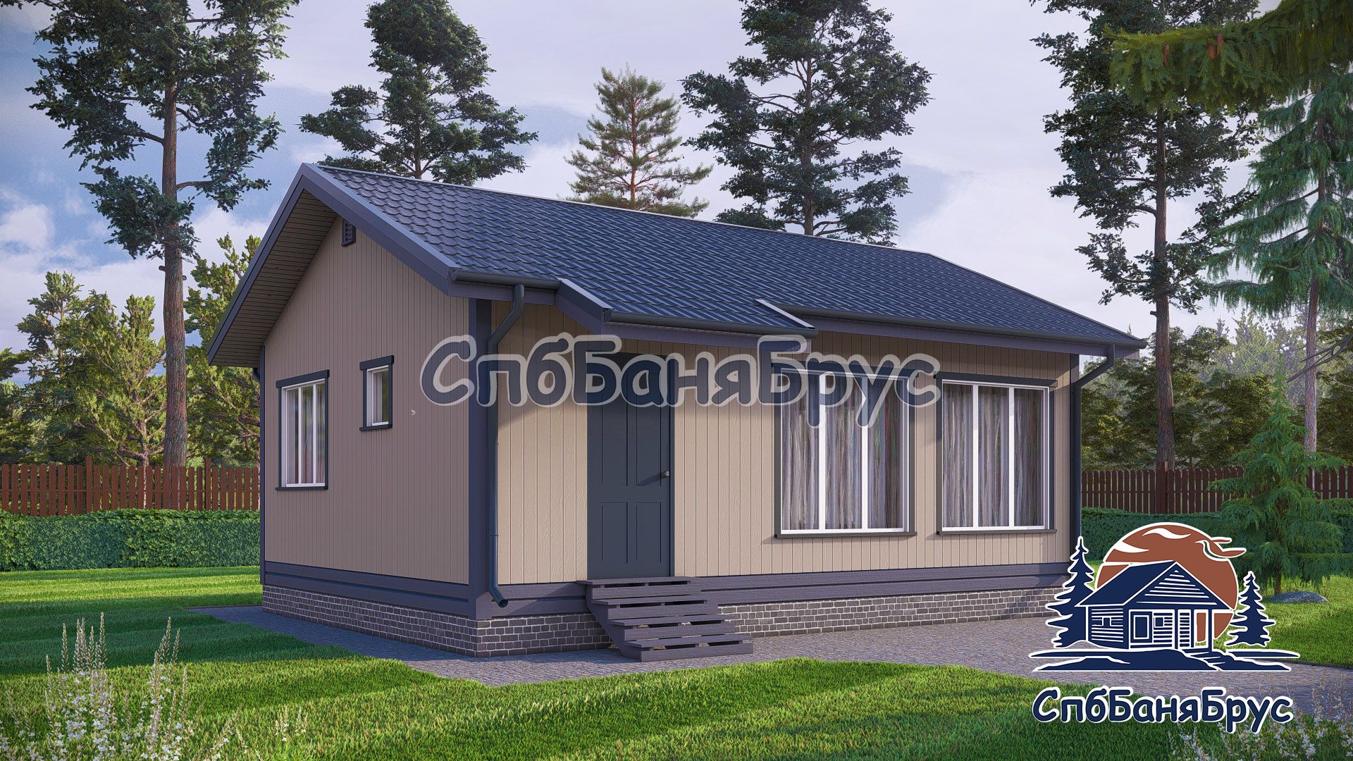 Дом из бруса БД-06