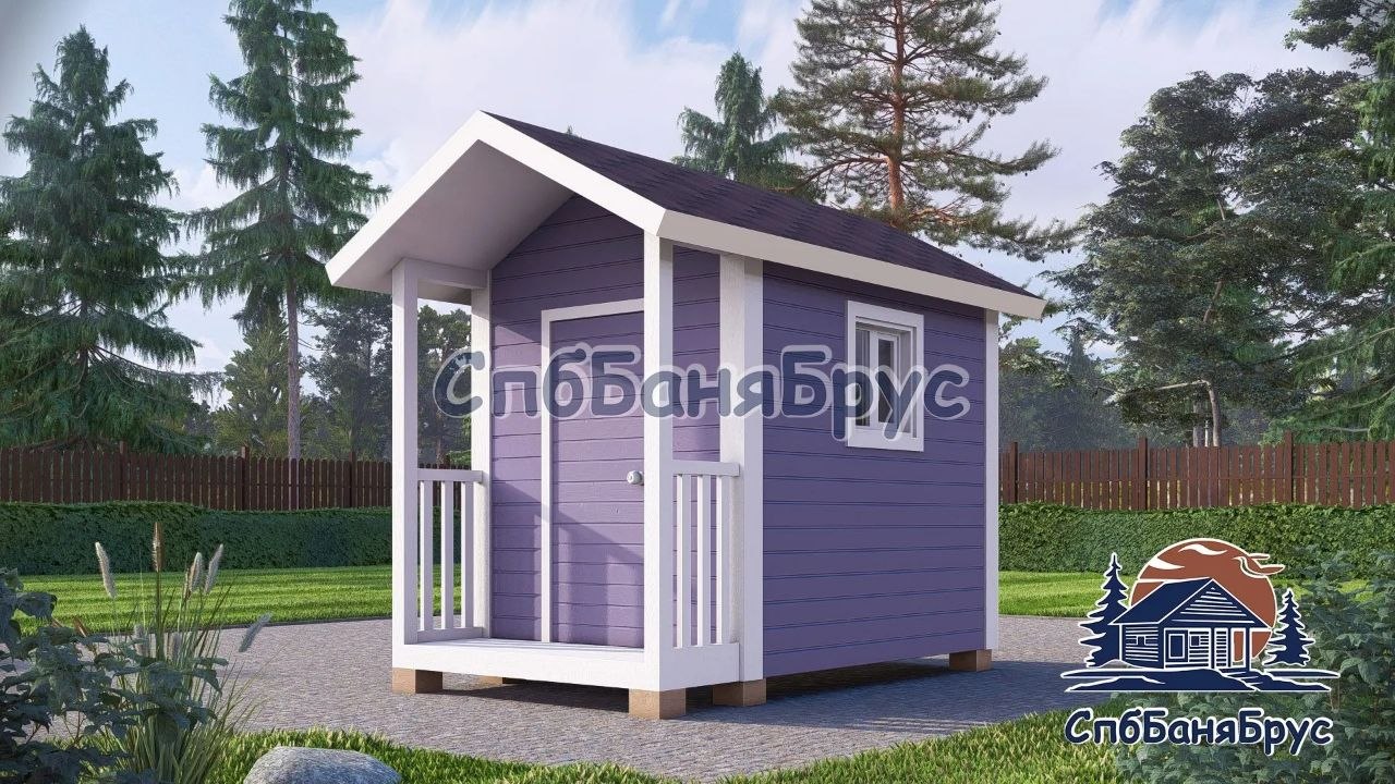 Хозблок ХБ-01 (1,5×2,5 м, 3,75 м²)