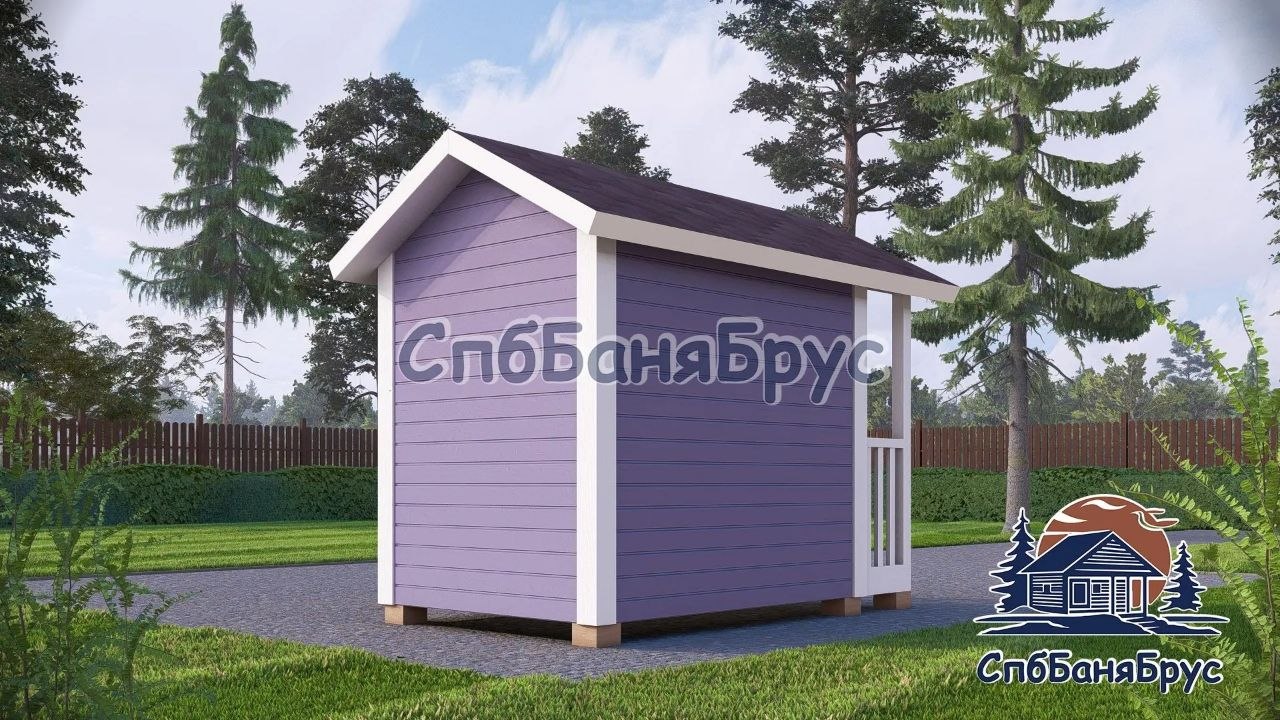 Хозблок ХБ-01 (1,5×2,5 м, 3,75 м²)